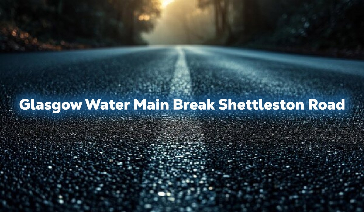 Glasgow Water Main Break Shettleston Road