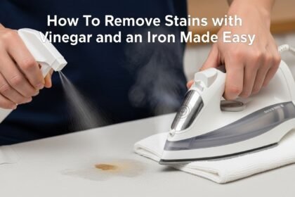 How To Remove Stains with Vinegar and an Iron Made Easy