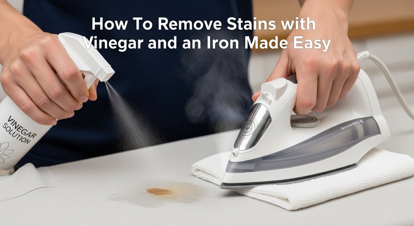 How To Remove Stains with Vinegar and an Iron Made Easy