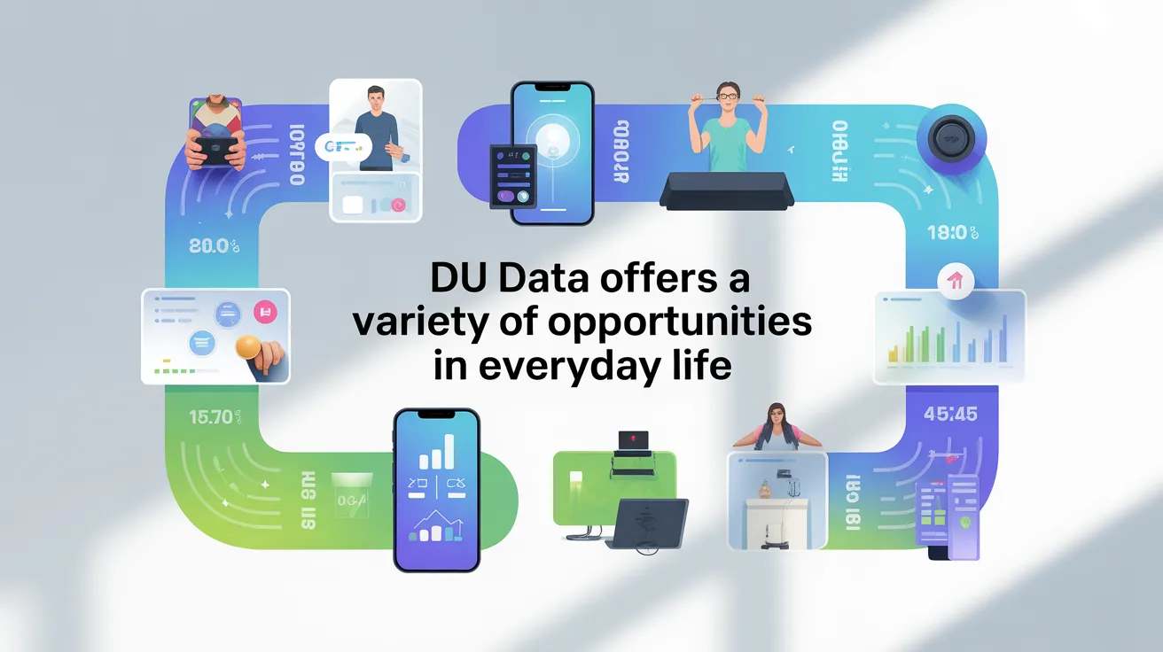 Du Data offers a variety of opportunities in everyday life